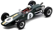 Indlæs billede til gallerivisning Brabham BT18 HONDA #8 JACK BRABHAM WINNER F2 PAU GP 1966 mørk grøn/guld 1:43