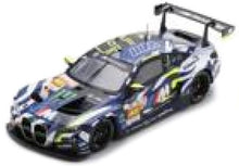 Indlæs billede til gallerivisning BMW 4-SERIES M4 GT3 TEAM WRT N 46 24h LE MANS 2024 VALENTINO ROSSI - MAXIME MARTIN - AHMAD AL HARTHY BLUE WHITE BLACK 1:43