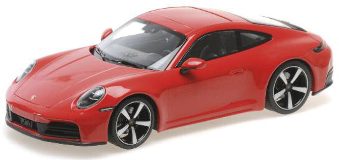 Porsche 911 (992.2) CARRERA COUPE 2024 rød 1:18
