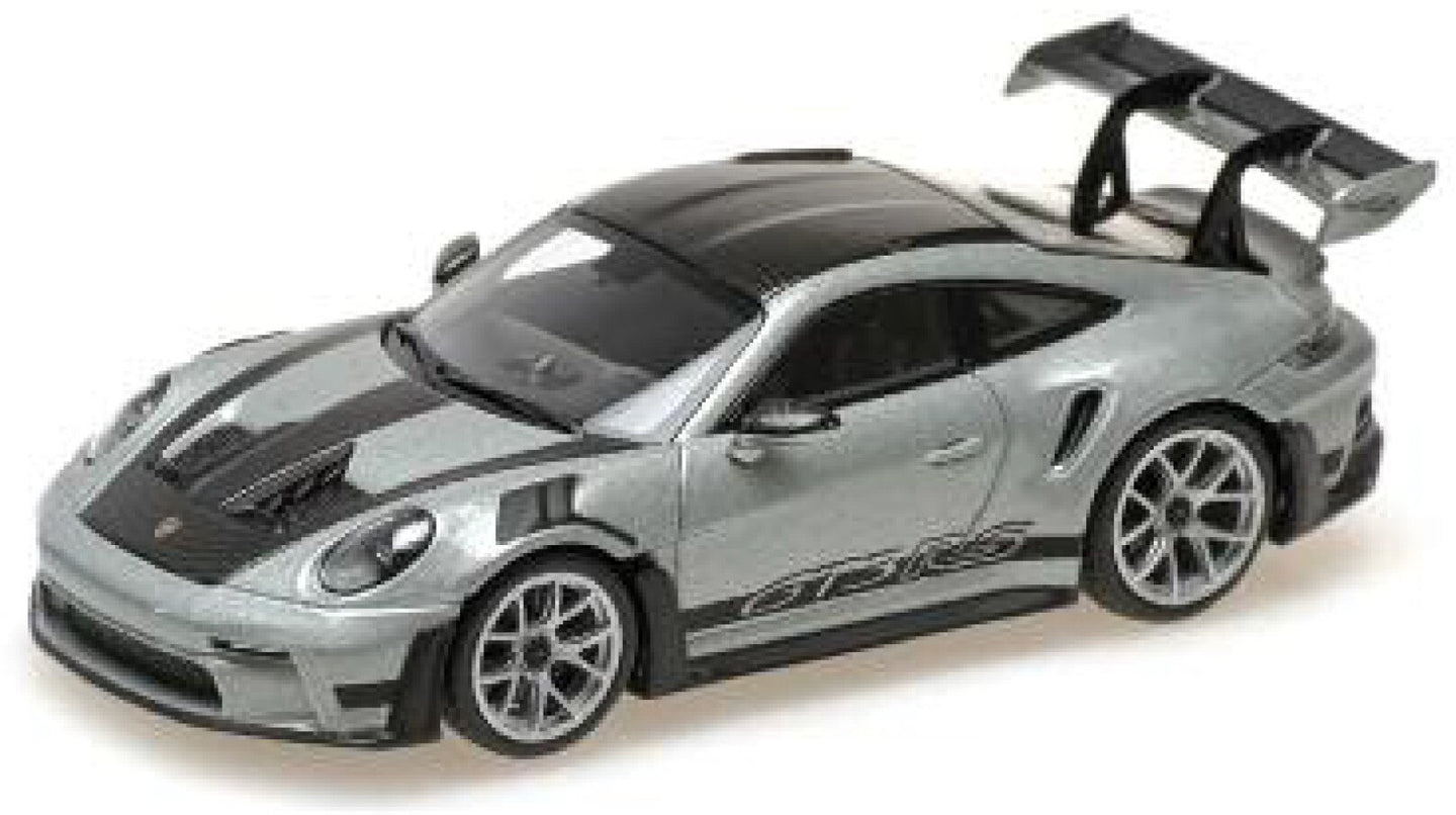 PORSCHE 911 992 GT3 RS N COUPE 2024 SILVER BLACK 1:43