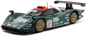 PORSCHE 911 GT1-98 3.2L TURBO TEAM ZAKSPEED RACING N 6 FIA GT CHAMPIONSHIP SILVERSTONE 1998 MICHAEL BARTELS - ARMIN HAHNE GREEN 1:18