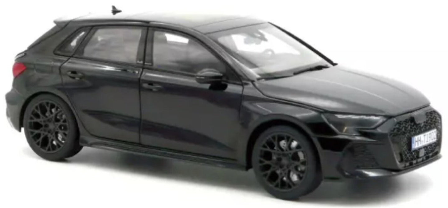 AUDI RS3 2025 MYTH BLACK 1:18