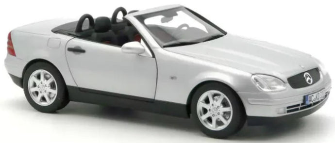 Mercedes Benz SLK CABRIOLET 1996 sølv 1:18