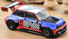 Indlæs billede til gallerivisning RENAULT CONCEPT R5 TURBO 3E E-TECH 100% ELECTRIC 2023 BLUE &amp; RED 1:43 fra Norev
