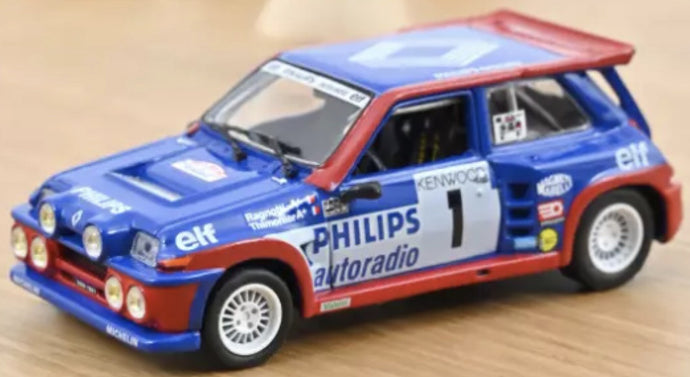 Renault MAXI 5 TURBO #1 TOUR DE FRANCE 1985 blå/rød 1:43