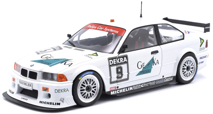 BMW 3-SERIES M3 (E36) COUPE TEAM LINDER N 9 DTM SEASON 1994 FRANK SCHMICKLER WHITE 1:18