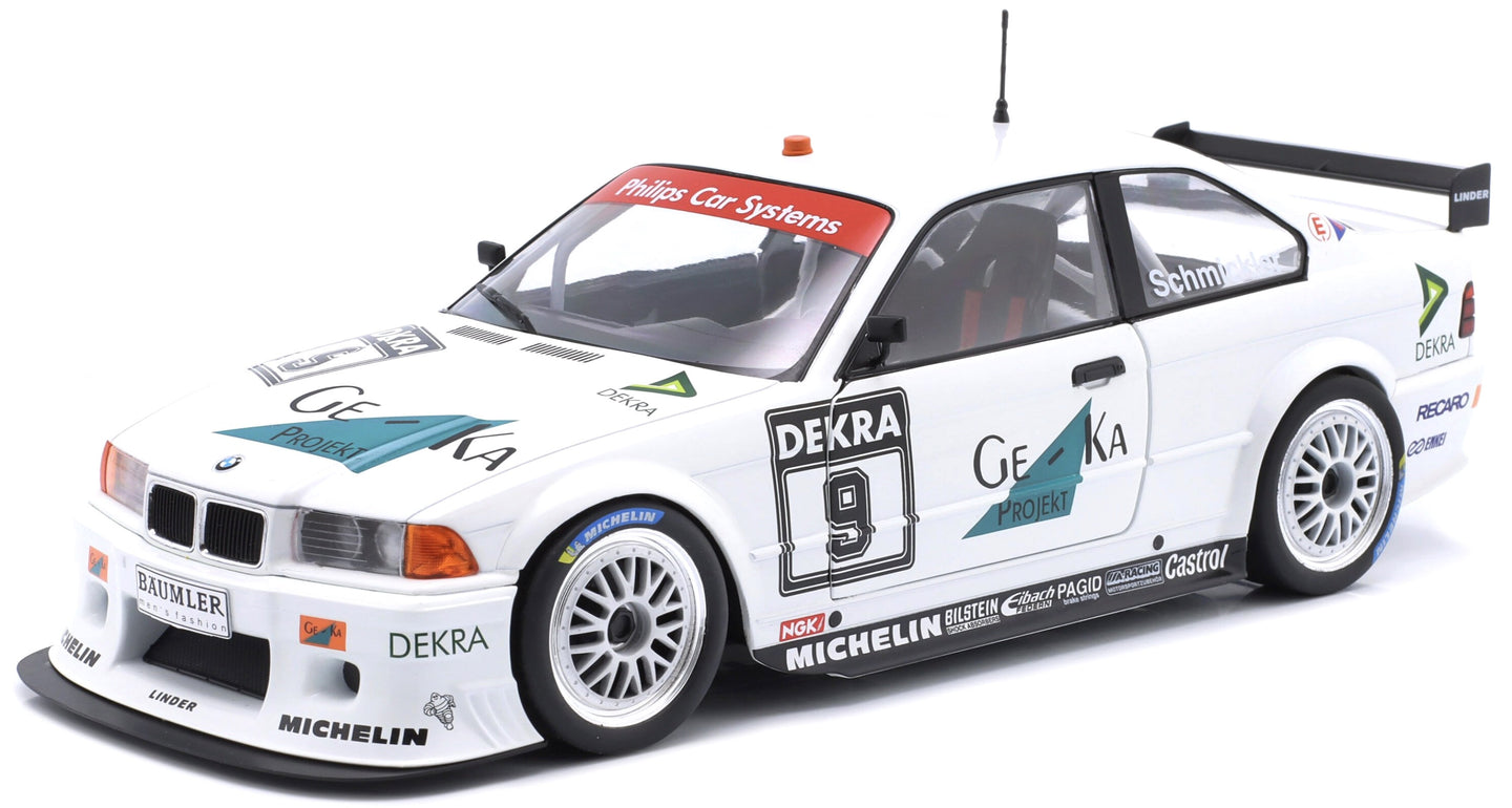 BMW 3-SERIES M3 (E36) COUPE TEAM LINDER N 9 DTM SEASON 1994 FRANK SCHMICKLER WHITE 1:18