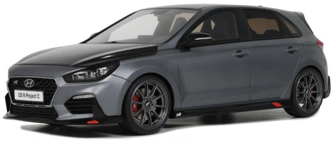 Hyundai I30 N PROJECT C 2017 grå/sort 1:18