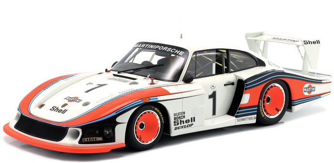 PORSCHE 935/78 3.2L TURBO MOBY DICK TEAM MARTINI RACING PORSCHE SYSTEM N 1 SPORTS CAR WORLD CHAMPIONSHIP 1978 JACKY ICKX - JOCHEN MASS WHITE BLUE RED 1:12