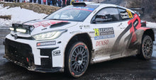 Indlæs billede til gallerivisning TOYOTA YARIS GR RALLY2 HYBRID TEAM TOYOTA GAZOO RACING WRT NG (night version) N 26 RALLY MONTECARLO 2025 HIKARU KOGURE - TOPI LUHTINEN WHITE 1:43
