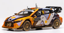 Indlæs billede til gallerivisning HYUNDAI i20 N RALLY1 TEAM SHELL MOBIS WRT N 16 3rd RALLY MONTECARLO 2025 ADRIEN FOURMAUX - ALEXANDRE CORIA 2 TONE BLUE ORANGE 1:43