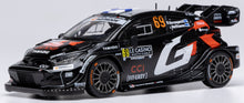 Indlæs billede til gallerivisning TOYOTA YARIS GR HYBRID RALLY1 TEAM TOYOTA GAZOO RACING WRT N 69 4th RALLY MONTECARLO 2025 KALLE ROVANPERA - JONNE HALTTUNEN BLACK 1:43