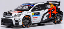 Indlæs billede til gallerivisning TOYOTA YARIS GR HYBRID RALLY2 TEAM TOYOTA GAZOO RACING WRT NG N 30 RALLY MONTECARLO 2025 YUKI YAMAMOTO - JAMES FULTON WHITE BLACK RED 1:43