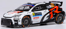 Indlæs billede til gallerivisning TOYOTA YARIS GR HYBRID RALLY2 TEAM TOYOTA GAZOO RACING WRT NG N 26 RALLY MONTECARLO 2025 KOGURE HIKARU - TOPI LUHTINEN WHITE RED BLACK 1:43