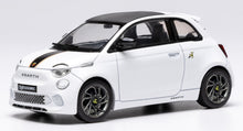Indlæs billede til gallerivisning FIAT 500e ABARTH 2024 WHITE BLACK 1:43