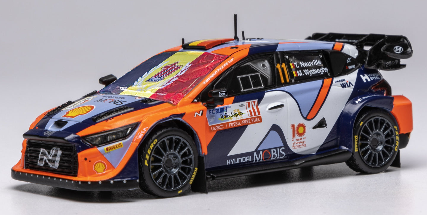 Hyundai I20 N Rally1 #11 Rally Japan 2024 rød/blå/hvid 1:43