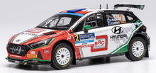 Indlæs billede til gallerivisning HYUNDAI i20 N RALLY2 TEAM BRC RACING N 2 WINNER RALLY SERRAS DE FAFE 2023 HAYDEN PADDON - JOHN KENNARD WHITE GREEN RED 1:43