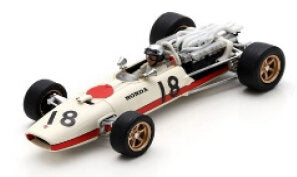 HONDA F1 RA273 N 18 ITALY GP 1966 RICHIE GINTHER WHITE RED 1:43