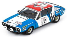 Indlæs billede til gallerivisning RENAULT R17 GORDINI (night version) N 12 RALLY TOUR DE CORSE 1974 JEAN FRANCOIS PIOT - JACQUES JAUBERT BLUE WHITE RED 1:43
