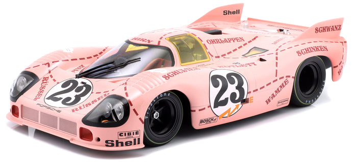 PORSCHE 917/20 4.9L TEAM MARTINI INTERNATIONAL RACING PINK PIG N 23 24h LE MANS 1971 REINHOLD JOEST - WILLI KAUHSEN PINK 1:12