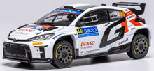 Indlæs billede til gallerivisning TOYOTA YARIS GR RALLY1 TEAM TOYOTA GAZOO RACING WRT N 44 RALLY FINLAND 2024 HIKARU KOGURE - TOPI LUHTINEN WHITE 1:43