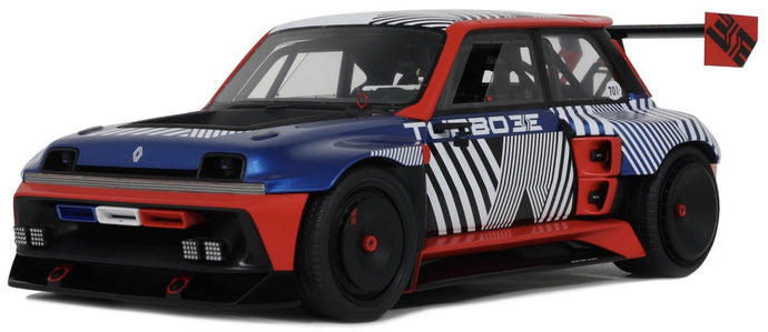 Renault 5 TURBO 3E ETECH 2023 blå/sort/hvid/rød 1:18