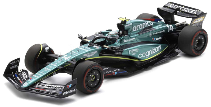 ASTON MARTIN F1 AMR23 TEAM ARAMCO COGNIZANT N 14 7th BRITISH GP 2023 FERNANDO ALONSO GREEN 1:12