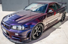 Indlæs billede til gallerivisning NISSAN SKYLINE (R34) GT-R Z TUNE 1999 MIDNIGHT PURPLE 1:18