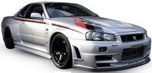 Indlæs billede til gallerivisning Nissan SKYLINE R34 GT-R Z TUNE 1999 sølv/rød/sort 1:18