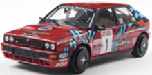 Indlæs billede til gallerivisning LANCIA DELTA HF INTEGRALE 16V MARTINI N 1 WINNER RALLY SANREMO 1989 MIKI BIASION - TIZIANO SIVIERO RED 1:18