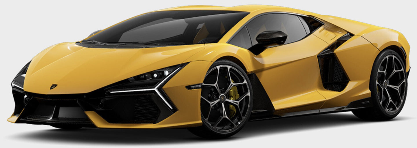 LAMBORGHINI REVUELTO HYBRID 2023 WITH SHOWCASE GIALLO - YELLOW 1:18