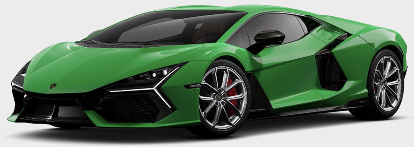 LAMBORGHINI REVUELTO HYBRID 2023 WITH SHOWCASE VERDE VIPER - GREEN 1:18