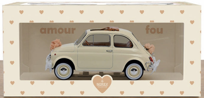 Fiat 500 L - WEDDING GIFT 1968 creme 1:18