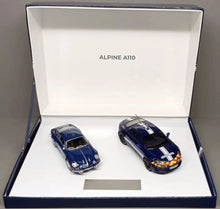 Indlæs billede til gallerivisning RENAULT SET 2X A110 ALPINE GENDARMERIE COUPE 2022 + 1600S COUPE GENDARMERIE 1971 BLUE 1:43