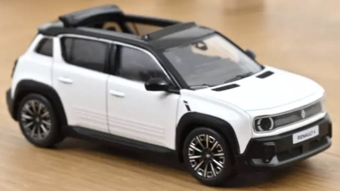 RENAULT 4 E-TECH ELECTRIC 2025 GLACIER WHITE 1:43 fra Norev