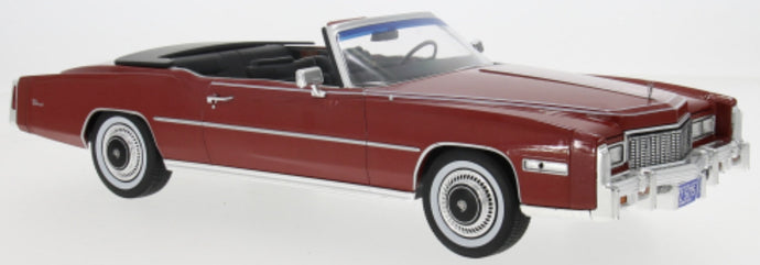 CADILLAC ELDORADO CABRIOLET OPEN 1976 RED 1:18