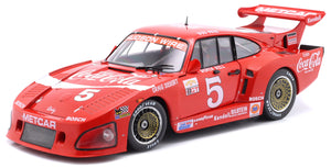 PORSCHE 935 K3 TEAM BOB AKIN MOTOR RACING COCA-COLA N 5 2nd 24h DAYTONA 1981 BOB AKIN - CRAIG SIEBERT - DEREK BELL RED 1:18