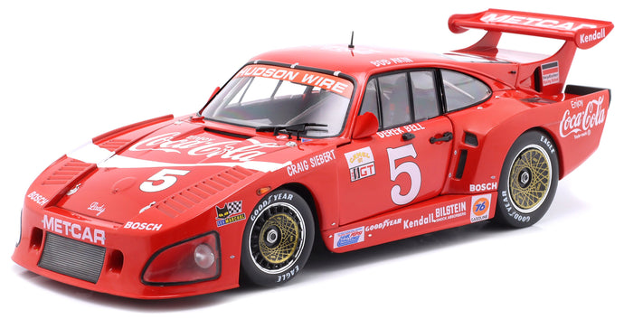 PORSCHE 935 K3 TEAM BOB AKIN MOTOR RACING COCA-COLA N 5 2nd 24h DAYTONA 1981 BOB AKIN - CRAIG SIEBERT - DEREK BELL RED 1:18