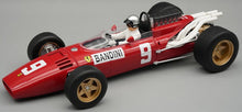 Indlæs billede til gallerivisning Ferrari 312 F1 #9 LORENZO BANDINI GERMAN GP 1966 + FIGUUR rød/hvid 1:18
