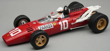 Indlæs billede til gallerivisning Ferrari 312 F1 #10 MIKE PARKES NURBURGRING GP 1966 + FIGUUR rød/hvid 1:18