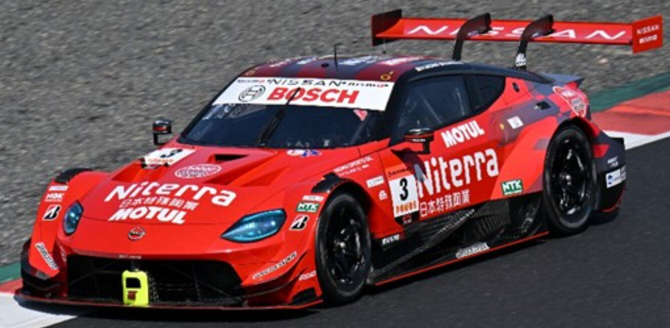 NISSAN Z NISMO TEAM NDDP N 3 GT500 CLASS SUPER GT 2025 DAIKI SASAKI - ATSUSHI MIYAKE RED 1:43