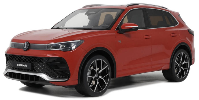 VOLKSWAGEN TIGUAN E TSI R-LINE PERSIMMON 2024 rød 1:18