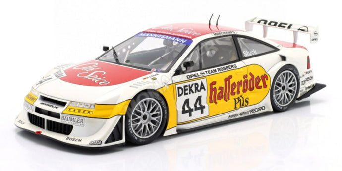 OPEL CALIBRA V6 4x4 TEAM ROSBERG N 44 ITC SEASON 1996 HANS JOACHIM STUCK WHITE YELLOW RED 1:18