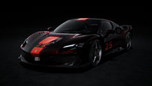 Indlæs billede til gallerivisning Ferrari 296 Speciale Nero Purosangue with Livery #25 sort 1:43