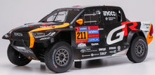 Indlæs billede til gallerivisning TOYOTA HILUX GR DKR EVO T1+ TEAM GAZOO RACING N 211 RALLY DAKAR 2025 HENK LATEGAN - BRETT CUMMINGS BLACK 1:43