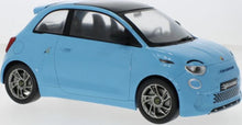 Indlæs billede til gallerivisning FIAT 500e ABARTH 2024 LIGHT BLUE 1:18