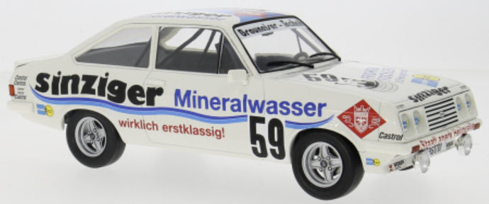 FORD ENGLAND CAPRI MKII RS 2000 SINZINGER LIVERY N 59 24h NURBURGRING 1982 MANTHEY - BROHLING - DAHLEN WHITE 1:18