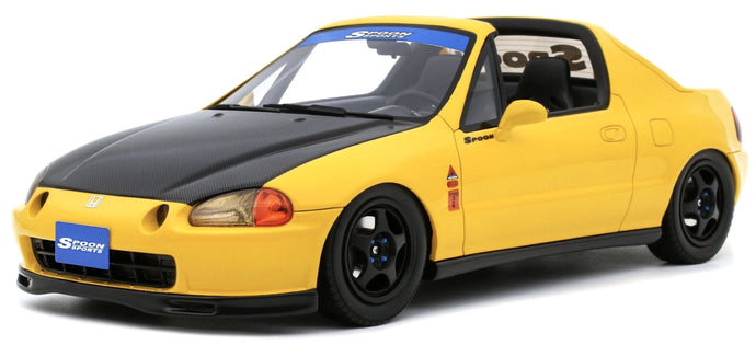 HONDA CIVIC DEL SOL SPOON 1996 PHOENIX YELLOW 1:18