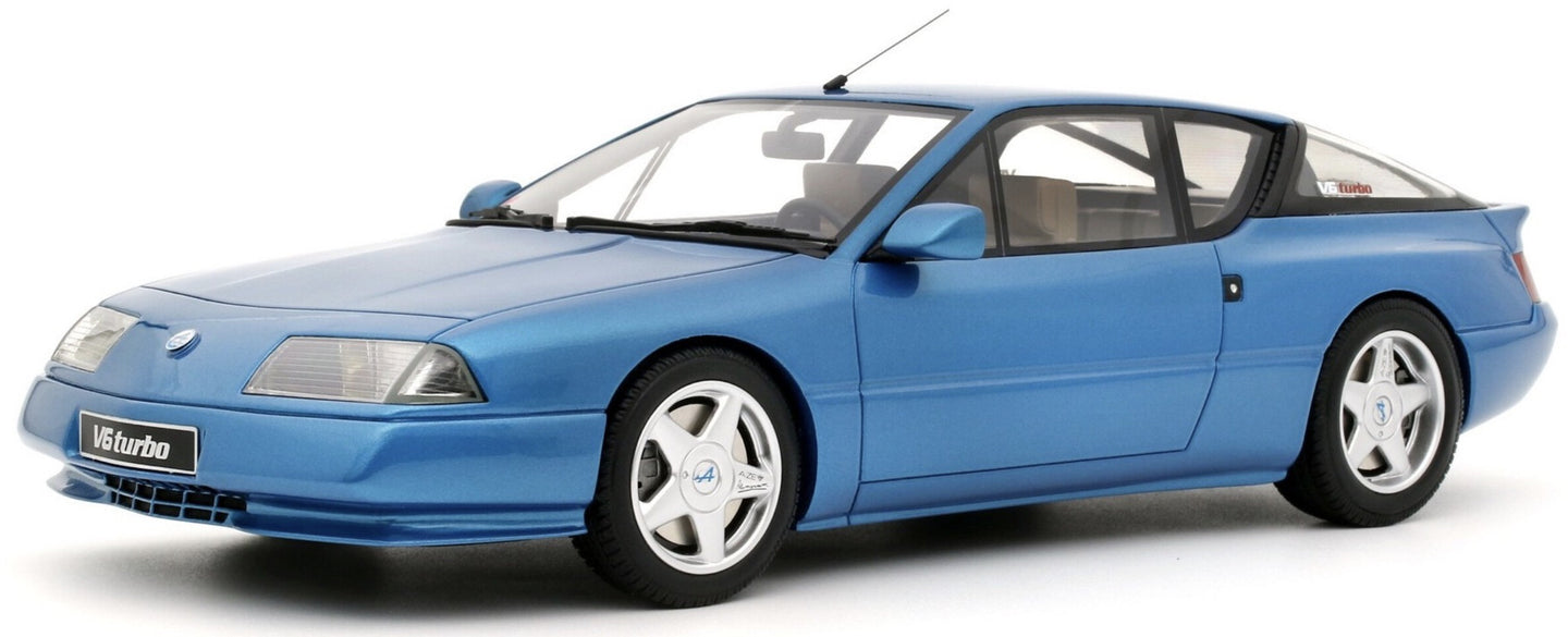 Alpine GTA V6 TURBO 1990 blå metallic 1:18