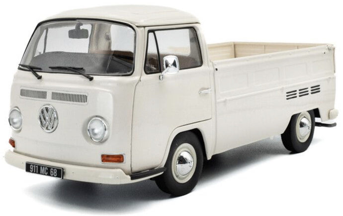 VOLKSWAGEN T2 PICK-UP 1968 WHITE 1:18